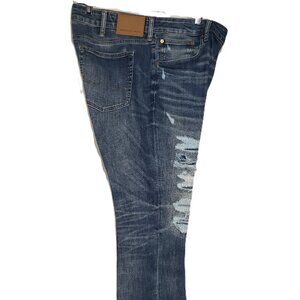 American Eagle patched skinny jeans